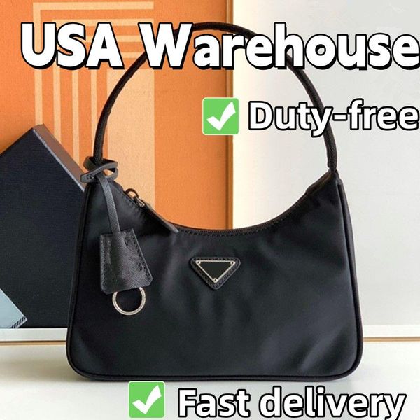 

Designer Bag Luxury Bag Shoulder Bag Wallet Ladies Fashion Re-Edition Nylon 3-in-1 Bag Crossbody hobo Handbag High Quality Chain Fashion Black Purse Tote Handbag 2bags, #12