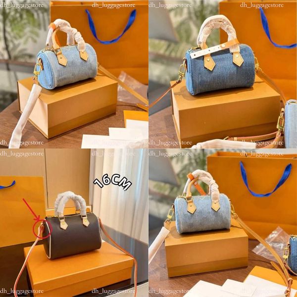 

A1010 Designer bag Evening Bags Top High quality Designer bag Women Mini Crossbody Luxury Brand Leather Denim Shoulder Bags Fashion Classic sac luxe Lady Handbag, Keepall 25