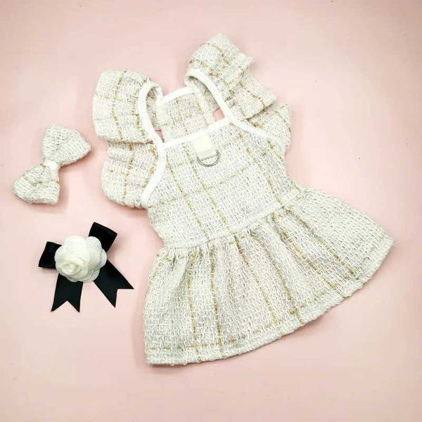 

New Pet Holiday Clothes Puppy Skirt for Small and Medium Girl Dogs C251118, Beige