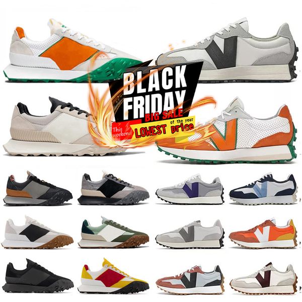 

Men's and women's running shoes, leather suede retro sneakers, low-top casual shoes, women's athletic shoes, red, orange, and green color-blocked commuter shoes., Blue