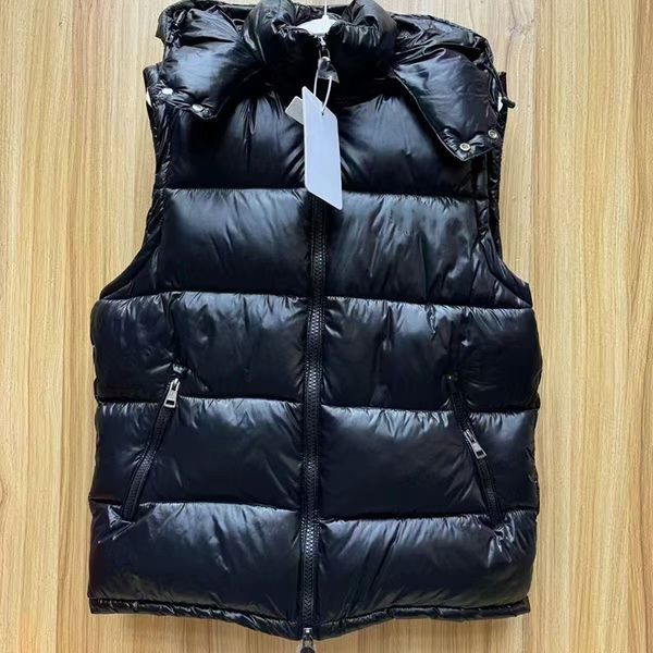 

vest puffer jacket vest Winter puffer vest designer down jacket man feather filled material coat embroidered warm outerwear full jackets couple coats, Color1