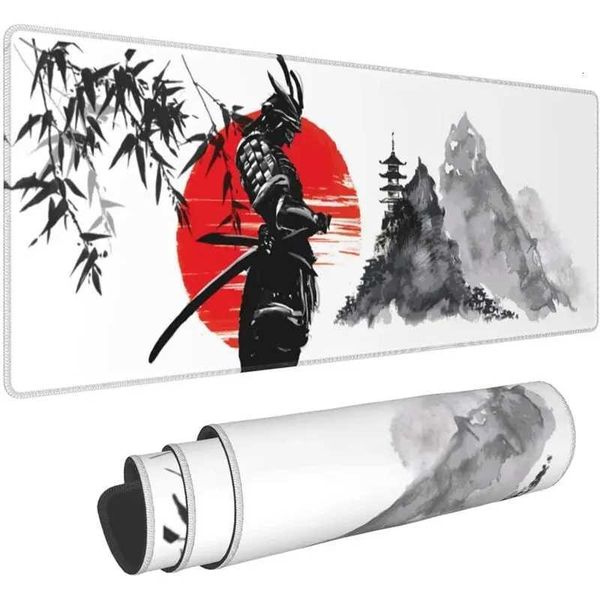 Japanese Samurai Tree Sun Mouse Pad Gaming XL New Computer Home Mousepad XXL Desk Mats Natural Rubber Office Anti SlipM251119