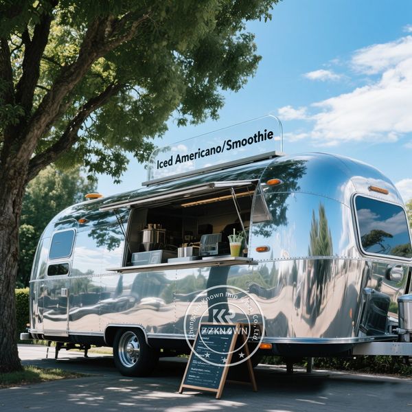 Customized Mobile Restaurant Hot Dog Taco Truck Coffee Shop Food Cart Trailer