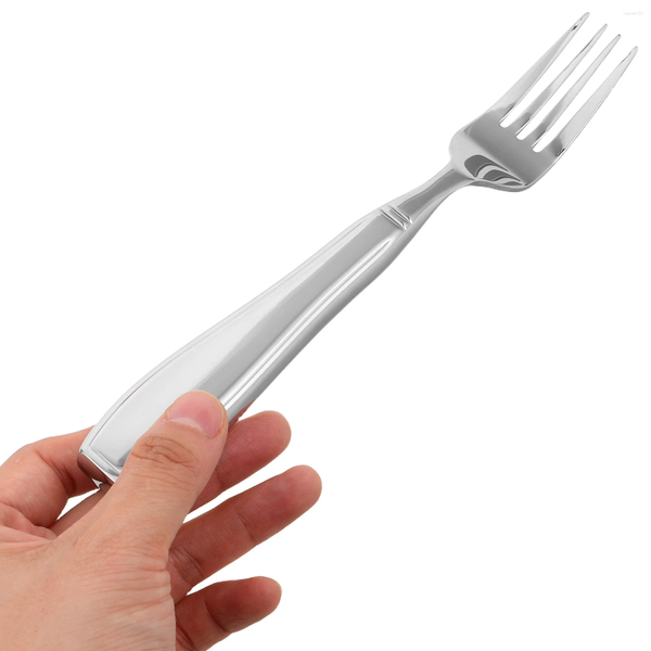 Forks Weighted Adaptive Fork Stainless Steel Self-Feeding Cutlery For Elderly Disabled Seniors Patients Hand Stability Utensil