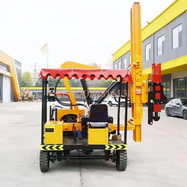 

Hydraulic Hammer Pile Driver Solar Machine for Solar Project Hydraulic Post Installation Highway Guardrail Pile Driver