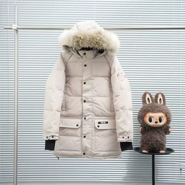 

30 emory park coat jackets mens down jacket mens puffer jacket Wolf fur goosesjacket winter parka fur hoodie windproof outdoor mens coat asian size xs-xxl, Color3