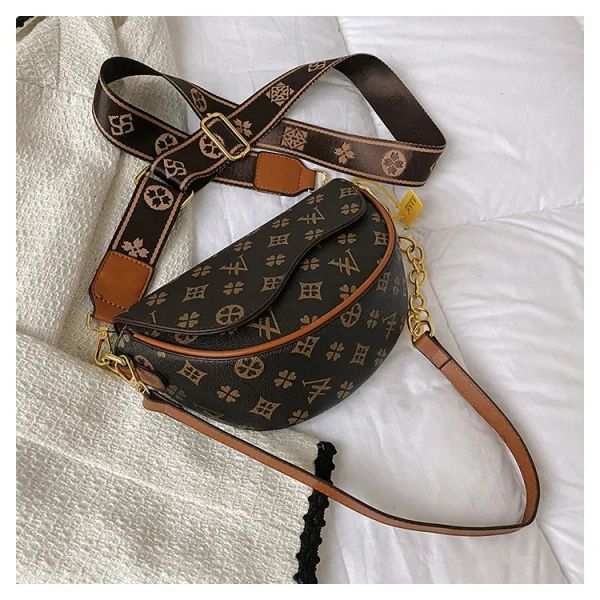 

Free shipping 2025 new designer Shoulder tote Bags For womans ladies flap printing fashion square handbag girl crossbody saddle bag, Brown