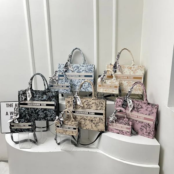 

free shipping designer shoulder bags casual handbag fashionable Tote bag for women 2025 new style pink, Blue