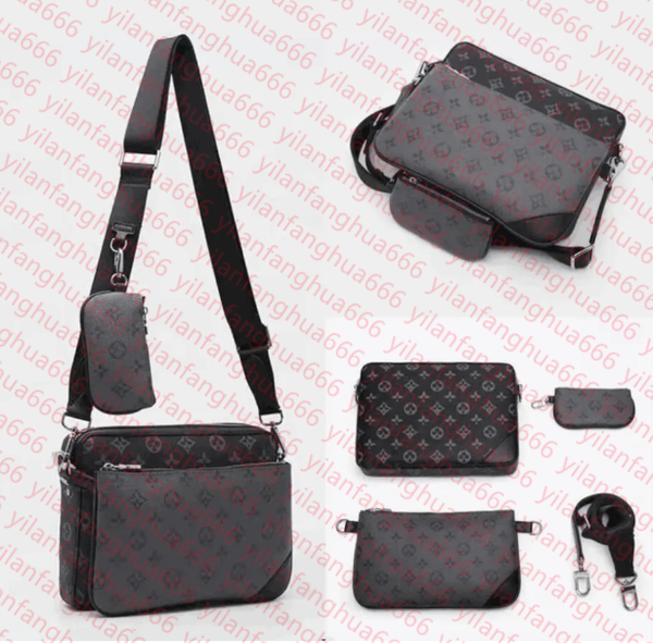 

Luxurys Designer bags men 3pcs Men shoulder bags designer cross body man messenger bag Satchels satchel fashion handbag Composite mini packa, 14#