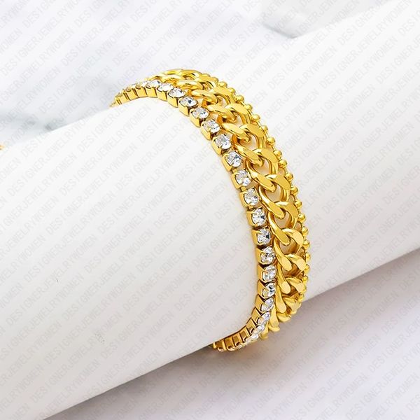 

Designer Bracelet Bracelet for Women Bracelets Diamond Bangle Stainless Steel Bangles Luxury Jewlery Designer for Women Elegant Timeless Gift