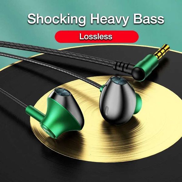 EARDECO Hifi Headphones Bass 3.5mm With Mic Wired Earphone Headphone Wire Headsets Earbuds Sports Stereo Noise Reduction