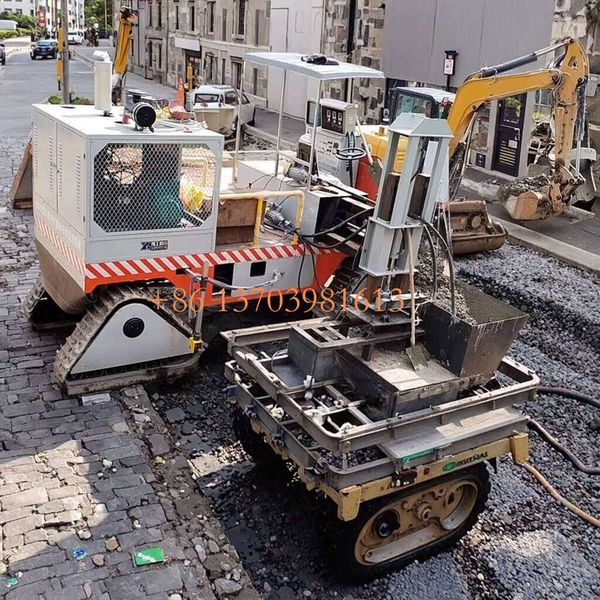 

Tech-Enhanced Concrete Curb Paver Machine With Bluetooth Remote Control Data Logging Function for Municipal Projects
