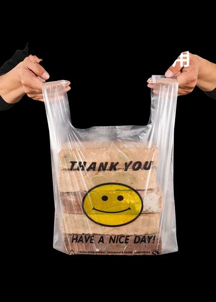 

designer bag Exquisite smiley face handbag pocket exquisite package suitable for various sizes in supermarkets and convenience stores, White