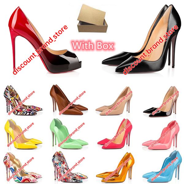 

2025 Designer High Heels Stiletto Patent Leather Sandals Luxury High Heels High-Quality Shoes 35-44 With Box CS02, White