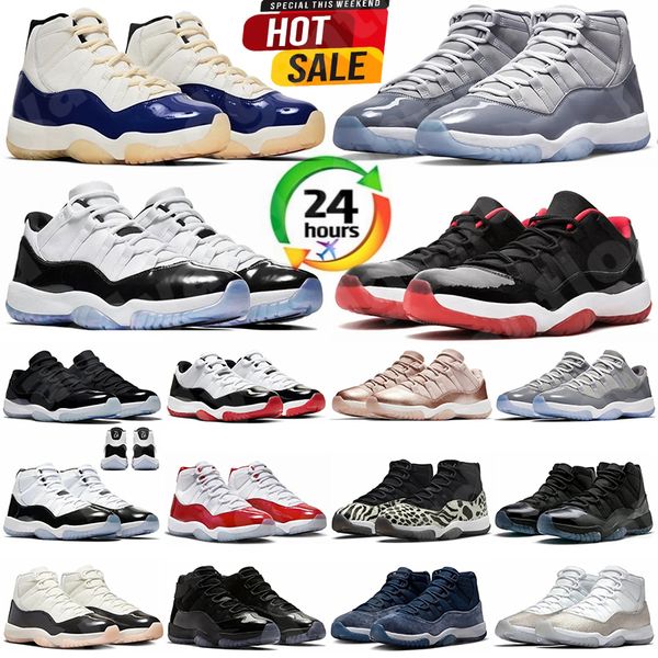 

11 Basketball Shoes for Men Women 11s Cool Grey Cherry Bred DMP Space Gamma Cap Gown Mens Trainers Women Outdoor Sports Sneakers 36-47, #1