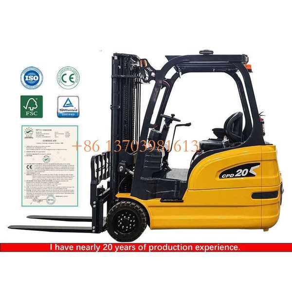 

Lithium Battery 1.5 Ton 2 Ton Forklift Farm Forklifts CPCD15 CPCD20 Electric Forklift CPD15 CPD20 Hydraulic Fork Lift Truck