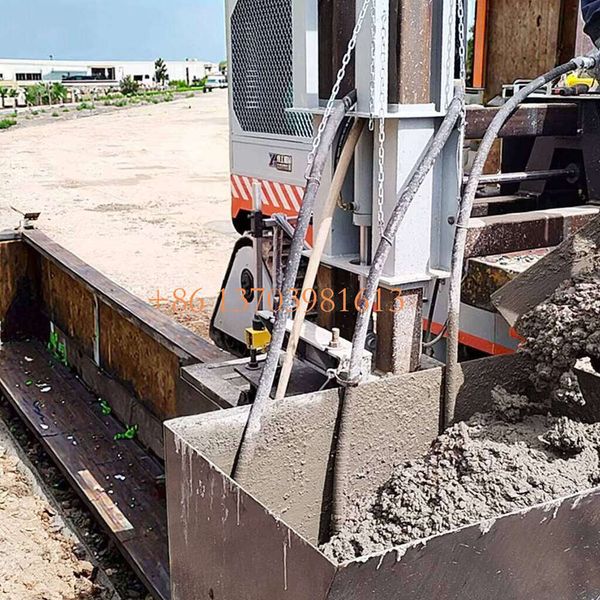 

User-Centric Concrete Curb Paver Machine With Ergonomic Handle Visual Operation Panel for New Construction Teams