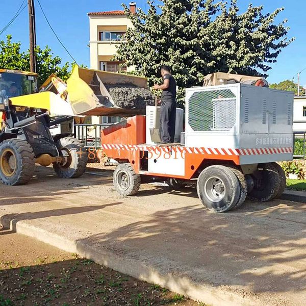 

Quick-Deploy Concrete Curb Paver Machine With Foldable Frame One-Person Operation for Temporary Event Venues