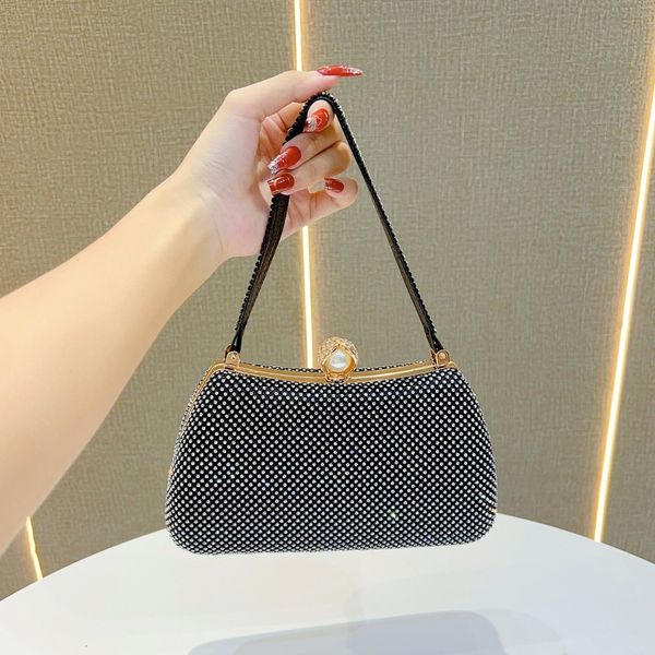 

Luxury Bag Designer Bag Jewelry Vintage Evening Clutch Bag Crystal-Embellished Full-Diamond Sparkle Formal Bag Convertible Shoulder Crossbody Top-Handle Bag