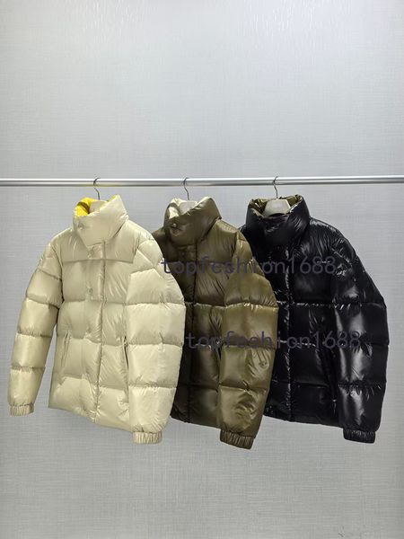 

mens jacket tripiti short stand collar puffer jacket designer man pufferjacket letter embroidery winter couple warm thick down coat mon jacket asian size 1-5, Color2