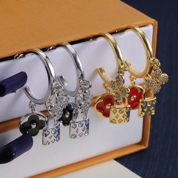 

Earrings for Women Luxury Four-leaf Clover Earrings Hoop Earrings Designer Brand Earrings 18K Gold Earring High-quality