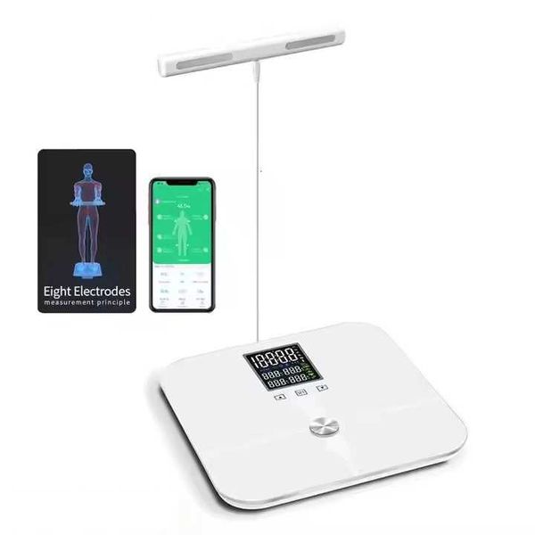 Scale for Body Weight and Fat Percentage 8 Electrodes High Precision Digital Scale for BMI 20 Body Composition MeasurementM251121