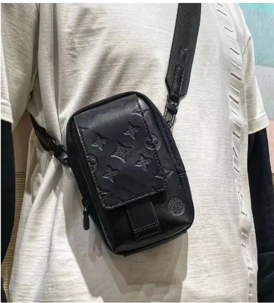 

Fashion 2025 Men Messenger Trio Fashionable Small PU Letter Mobile Phone for Women Cross body Waist Bag Mini Pouch new design, 24#