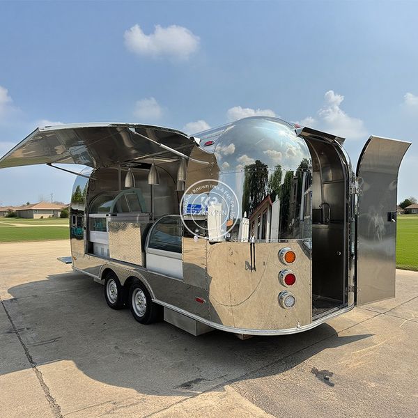 Factory Price Food Trailer Mobile BBQ Concession Catering Trailers Bar Truck With Kitchen Equipment