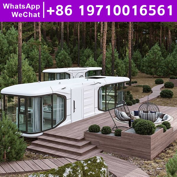 

Fabricated House Modular Prefabricated House Housing Customize Design Luxury Modern Outdoor Space Capsule Home Prefab Houses