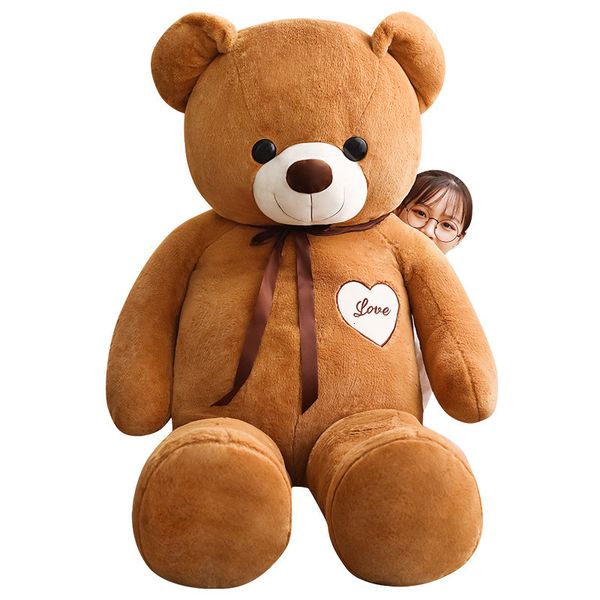 

100/180CM Stuffed Animals Giant Doll Large Plush Toy Huge Good Quality. The Big Bear Is So Cute And Full That It Doesn't Shed Hair. It's Very Comfortable To Hug Hold, White