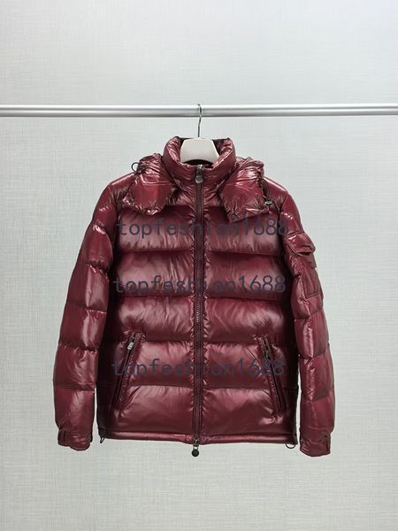 

mens jacket maire short hoodie puffer jacket designer man pufferjacket letter embroidery winter couple warm thick down coat jacket asian size 1-6, Color1