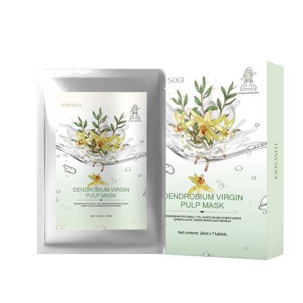 

Renew Your Complexion with Tonysogi's Natural Dendrobiun Virgin Pulp Mask for Radiant Skin, Hydrating & Nourishing Facial Treatment