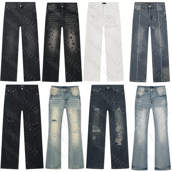 

men jeans for mens designer jean shorts man baggy joggers luxury high quality holes denim pants casual slim fit jeans retro streetwear casual motorcycle sweatpants, Orange