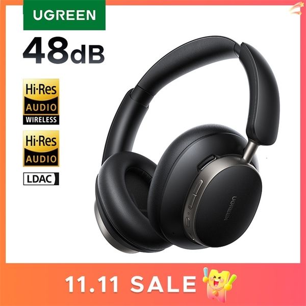 UGREEN Studio Pro 48dB ANC Wireless Headphones Over Ear Bluetooth Earphones Active Noise Cancellation Hi-Res LDAC 120h 251114ww