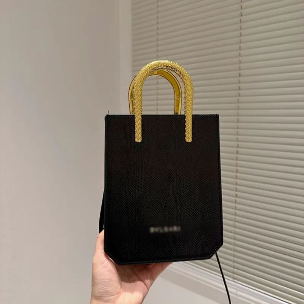 

Designers Serpentine Cabochan Women Mini Shoulder Bags Handbags Luxury Fashion Snakehead Handle Lady Totes High Quality Snake Leather Crossbody Bags 19CM, Silver