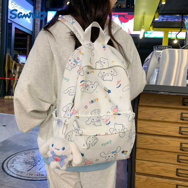 Sanrio New Cinnamoroll Kuromi My Melody Hello Kitty Anime Backpack Cute Schoolbags Cartoon Shoulder Bag Birthday Gift for Friend H251122
