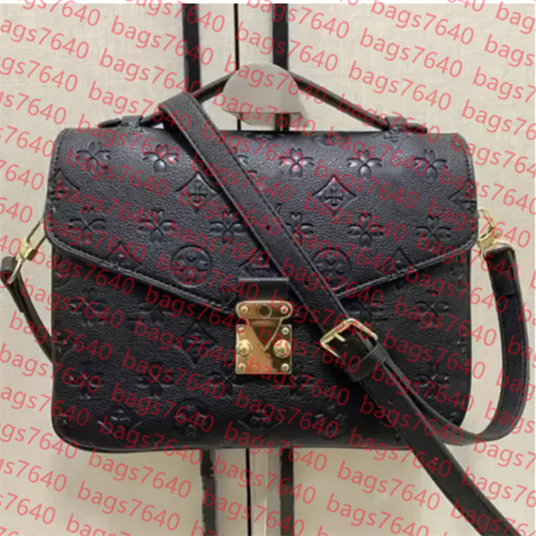 

Luxurys Designers bag Embossing flower pochette Women Handbag Messenger Bags Genuine Leather METIS Elegant Womens Shoulder Crossbody Bag 001, Red