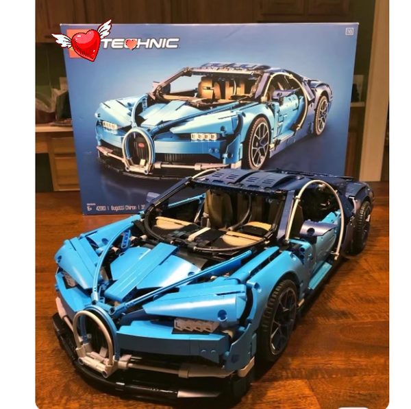 Build Block Set Bugatti 42083 Building Blocks brick Kit 1:8 Scale Super Sports Car Model 4000+ Pieces STEM Toy For Skill Development - High Difficulty Toy