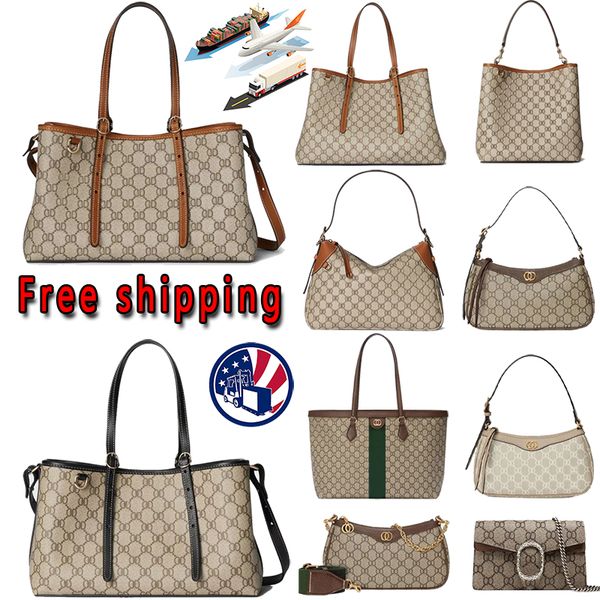 

10A Designer Tote Bag Luxury Bags Genuine Leather Women Handbags Tote Beach Handle Bag Tote Bag Fashion Handbag Shoulder Travel Crossbody Casual Handbag, Gu-24-25cm