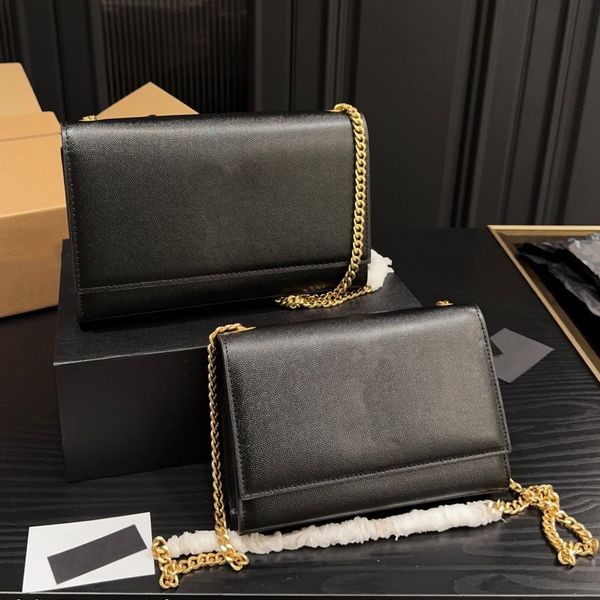 

Clutch Woman Purse Shoulder Purses Women Handbag Flap Chain Crossbody Bags Luxury Designer Handbags High Quality Cross Body Bag, #white - gold logo