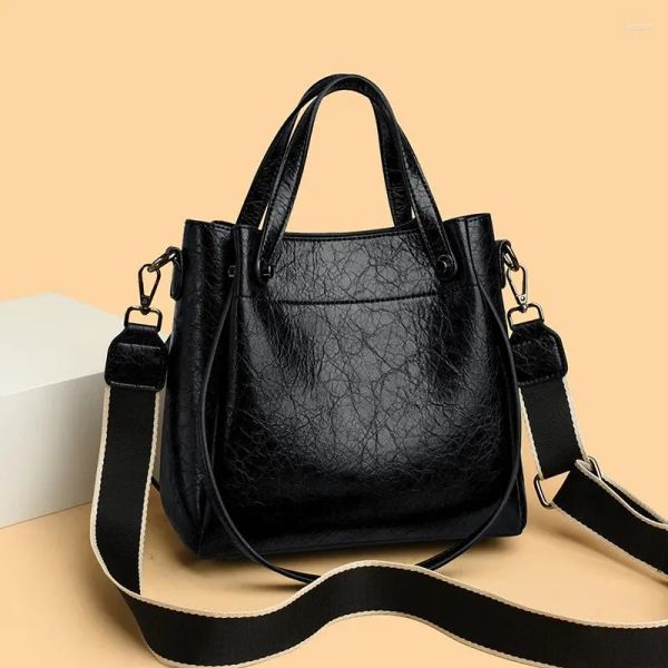

Totes Luxury Handbags Women Bags Designer Large Capacity Crossbody Bag For 2024 Shoulder Oil Leather Handbag Tote Sac A Main, Coffee