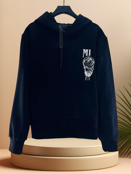 

Youthful Hip Hop Style Unisex Hoodie - Stylish Letter Graphic Pullover for Both Genders, Multi