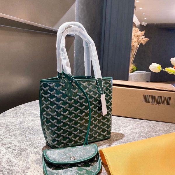 

Designer womens Tote Bag 20cm Anjou Mini Bag Double-sided Shopping Bag Luxury Handbag Designer Bag Leather Shoulder Bag Open Handbag With Small Purse, Gy5