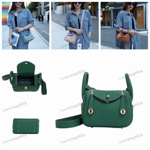 Designer Peekaboo Mini Bag Luxury Tote Handbag Doctor's Shoulder Crossbody Bag Pillow Medicine Box Genuine Leather Fashion Womens 20cm Etoupe Bag