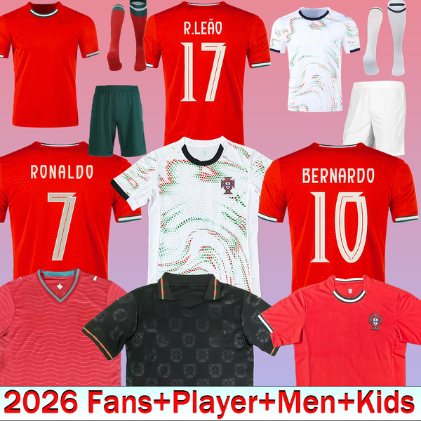 

2026 Ronaldo JOAO FELIX Portugal soccer jerseys 25  RUBEN NEVE, Orange