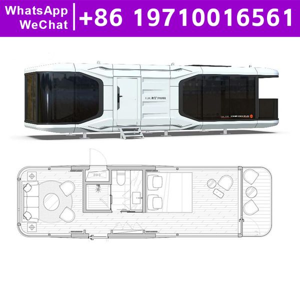 

Factory Price Capsule House Prefabricated Mobile Houses Ready to Live in 2 Bedroom Customize Design Low Cost Hot Sale Fast Build