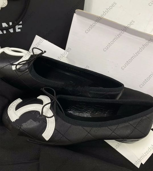

ballet flat designer shoe womena s shoe loafer me 2025 Paris Women Quilted Genuine Leather Slip on Ballerina Round Toe Ladies brands Shoes De Mujer chan ch Shoe torys, K2 high quality