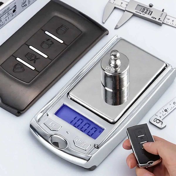Portable digital scale 100g capacity 0.01g precision LCD display kitchen scale suitable for small items household kitchen toolsXJ250423