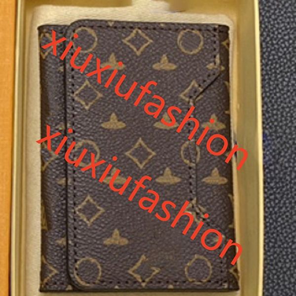 

wallet man Credit designer Card Holder Paris style Designers Classic Mini Genuine Leather Card Holde luxury brand designer Wallet women wallet, Color#6