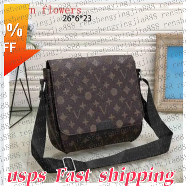 

2025 luxurys designers Mens Shoulder Bags Man Genuine Leather Briefcases Designer Handbag Bolsas Messenger Bag Wedding Dress Crossbody Bag wallet, Brown